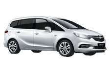 Car Hire Hatfield - Vauxhall Zafira 5 + 2 - Minibus hire Hatfield